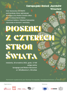 Europejski dzień języków Wrocław 2021, Piosenki z czterech stron świata